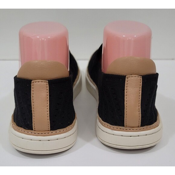 UGG Sammy Chevron Black Flats Knit Casual Comfort Slip On Women Sneaker 8,5 - Picture 6 of 9